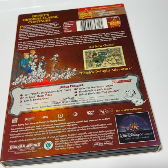 NWT Disney’s 101 Dalmatians II Patch’s London Adventure Special Edition - Picture 2 of 3